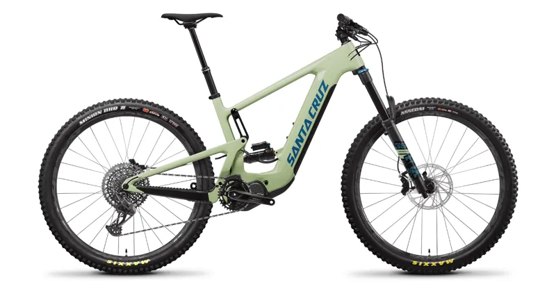 Santa Cruz Heckler C S Model Electric Bike - 29 Wheels - Gloss Green